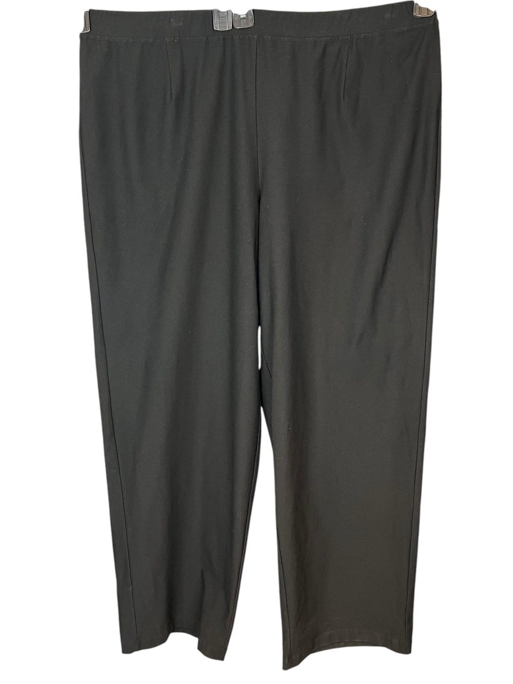 Eileen Fisher black pull on knit pants size 3X - Picture 2 of 10